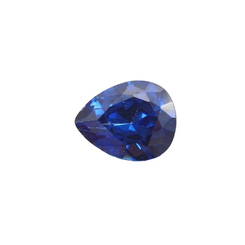 Saphir bleu poire 14x9mm gemme naturelle fabrication bijoux bricolage bague collier