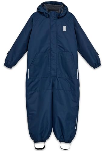 Kabooki LEGO® Schneeanzug für Kinder - Wasserdichter und warmer Skianzug für Jungen & Mädchen | 10.000 mm Wassersäule | Abnehmbare Kapuze | Schneewinteranzug