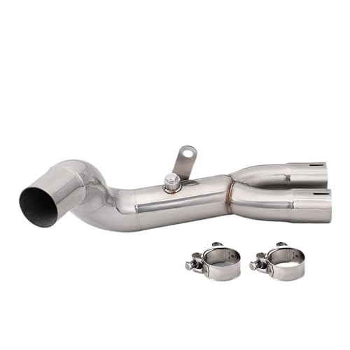 Échappement moto pour CB1000R 2008-2018 : tube de raccordement central en inox pour silencieux modifie