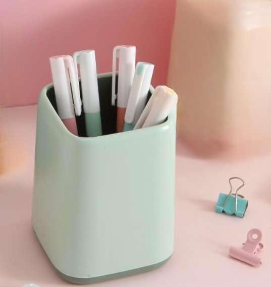 Office Pen Pencil Holder for Desk, Desktop Organizer Storage Case for Home Office Supplies