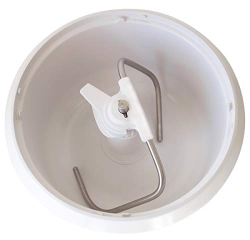 NutriMill-Artiste-Kitchen-Electric-Stand-Mixer-500-Watt-65-Quart-Bowl-with-Dough-Hook-Wire-Whips-Black-Trim