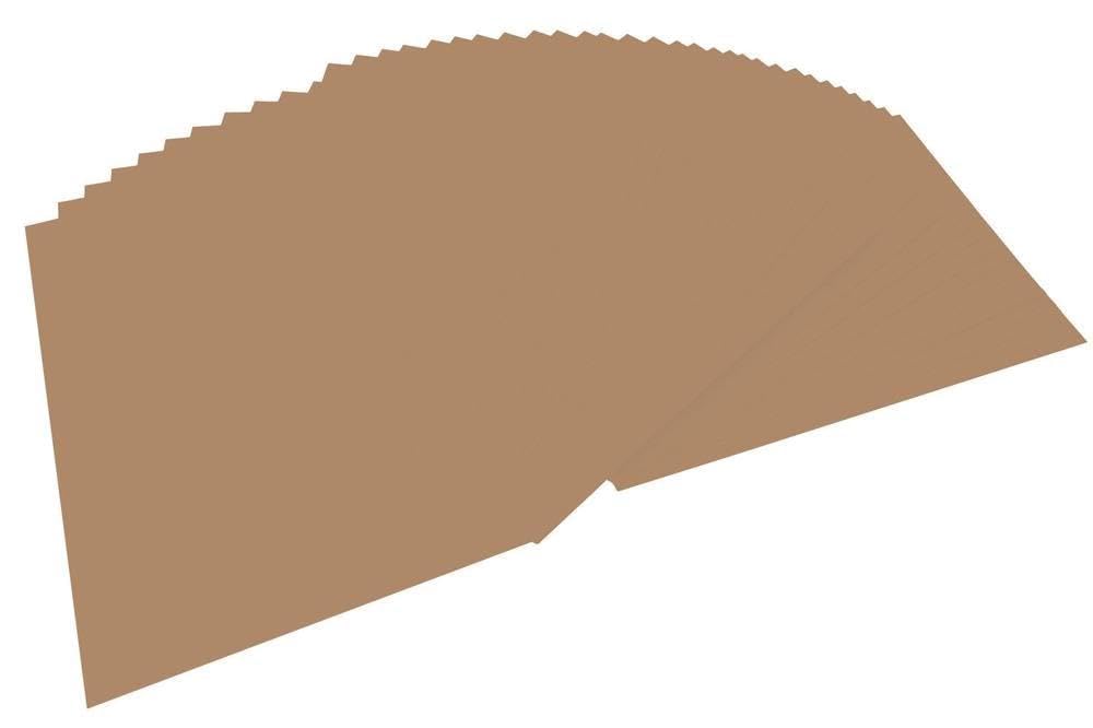 Folia 614/50 75 Photo Card DIN A4 50 Sheets Fawn Brown