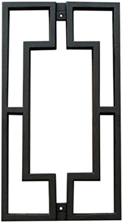Speakeasy Grille, Window Grille, Black finish, Contemporary Gate decoration