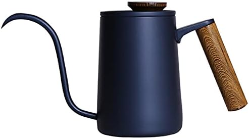 Stainless Steel Hand Punch Pot Coffee Pots with Lid Drip Gooseneck Spout Long Mouth Kettle Tea