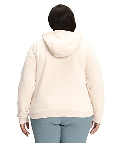 The North Face Women's Longs Peak Quilted Full Zip Hoodie, Gardenia White Heather, Medium - Image 5