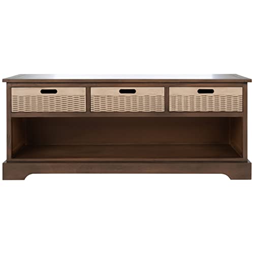 Safavieh Home Collection Landers Brown 3-Drawer Storage Bench (Fully Assembled) Bch5701C, 0 #TOP2