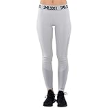 SMILODOX Damen Leggings Lucy - Lange Hose im Stretch fit mit mid Waist Bund, Größe:S, Color:Grau