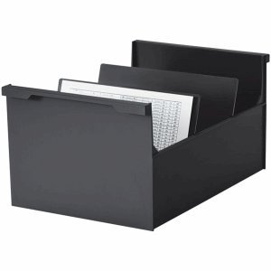 Styro Karteitrog A5 quer für 800 Karten öko-schwarz Cover