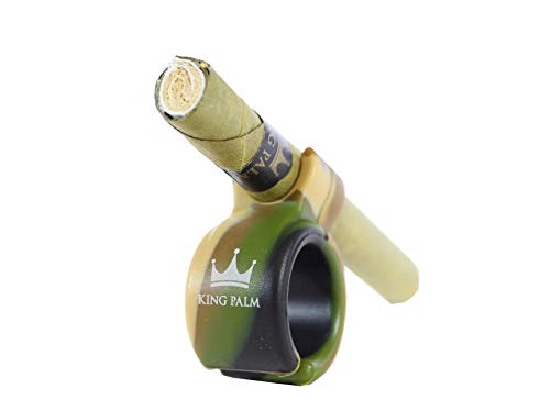 King Palm Silicone Cone Ring Holder - Cigarette Holder - Cigarette Ring Holder - Prerolled Cone Holder Ring- Cigarette Holder for Gaming - Smoking Accessories - Gamer Cigarette Holder (Camo)