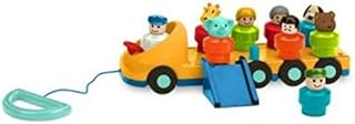 Battat â€“ Toy Bus for Toddlers â€“ Bus Toy with Moving Parts and 9 Toy Characters â€“ Developmental Toy with Accessories for Babies, Kids â€“ Spinning Bus â€“ 18 Months +