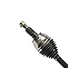 AutoShack Front CV Axle Shafts Replacement for 2006-2010 Hummer H3 2009-2010 Hummer H3T 2-PC