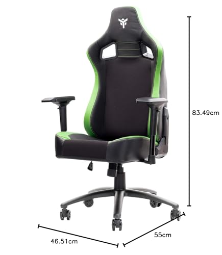 Gaming Chair Scout Pm30, Pvc, Verde, Normale - Sedia gaming - Immagine 1