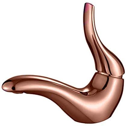 Dove Design Single Lever Mixer Basin Tap - Sleek Design, Durable Build, Easy Installation, Perfect for Modern Bathrooms | Connection for Both Hot and Cold Water | Bathroom Taps (Rose Gold)