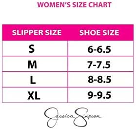 Jessica Simpson -Women's and Girls Microsuede Super Soft Bootie Slippers with Indoor Outdoor Sole, Leopard, Large | Image 7