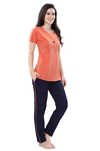 Image of Soulemo Women's Cotton Plain /Solid Night Suit Pack of 1