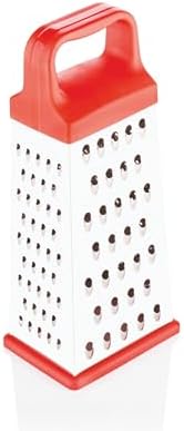 RITU Stainless Steel 5 -in -1 Grater & Slicer with 4 Sides | Heavy Duty Multipurpose Kitchen Tool for Cheese, Vegetables, Ginger, Garlic | Home Cooking Essential Grater & Slicer for Daily Use