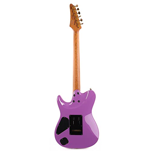 Ibanez Lari Basilio LB1-VL Violet – Guitare électrique (+étui) - Les Beatles, Paul McCartney, John Lennon, RIngo Starr, George Harrison Ibanez Lari Basilio LB1-VL Violet - Guitare électrique (+étui) – Image 4