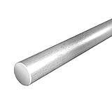 Longitud: 50cm / 19.7 ''. SQINAA Barra Redonda De Aluminio 7075 T7 Acabado Sin Pulir para Fabricar Molde Procesamiento Mecánico,30mm