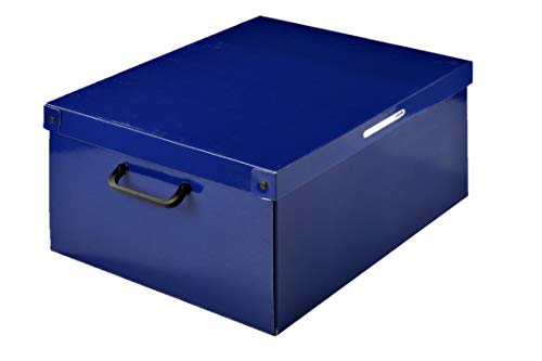 Kanguru Boîte en carton, Bleu, 50 x 40 x 25 cm, Large