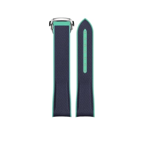 [LOKLNEYK] 20mm�S���o���h�ɓK������Omega X Swatch�A��MoonSwatch(Cyan SR bukle)