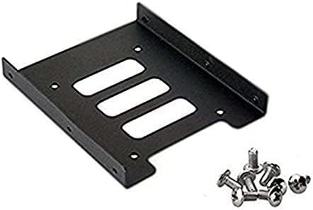 ikis 2.5" to 3.5" SSD HDD Metal Adapter Dock Case Caddy Mounting Bracket for Mounting Bracket Adapter Tray Kit Hard Disk Drive Holder Metal Mounting Bracket Adapter (Pack of 1)