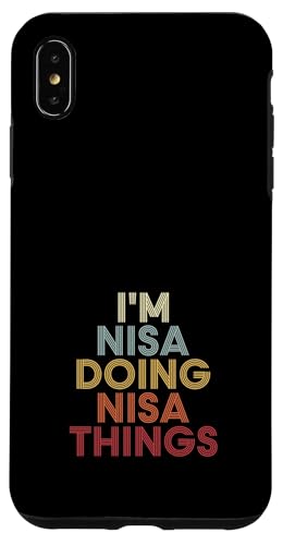 Nisa Name Nisa Personalized Name First Given �X�}�z�P�[�X iPhone XS Max �p