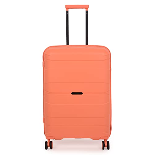 Image of it luggage Momentous Fusion Coral Set of 2-24 & 20 inches Cabin with Laptop Section and Medium Expandable Polypropylene Hardsided with TSA Lock & Wet Pouch Inside 8 Wheel Trolley Bag