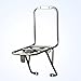 Colaxi Bike Front Cargo Rack Bicycle Pannier Rack Accessory Aluminum Alloy Durability Professional Practical Premium Luggage Carrier, Silver