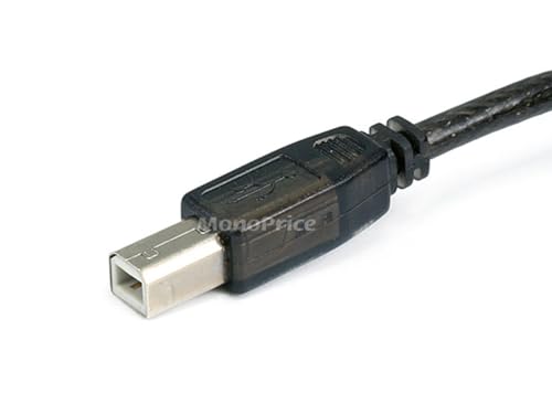 Monoprice 33-Feet 10M USB 2.0 A Male to B Male Active Cable (107531), Black - Image 2