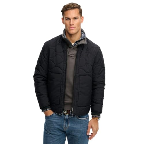 Superdry Para Hombre. M5012210A Chaqueta Military Liner Negro (Xxl), Casual, Nylon-image