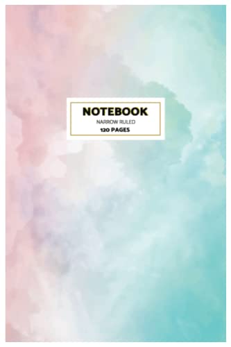 Narrow Ruled Notebook Beautiful Marble Cover Design Book for All Your Writing Needs: 6" x 9" Narrow Ruled Journal 120 Pages Composition Notebook for Students, Professionals or Anyone image 2