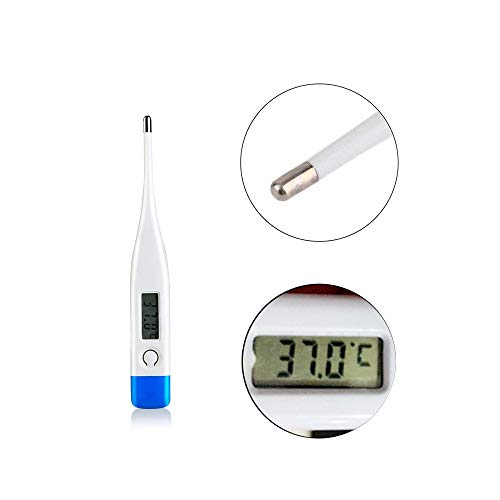 FYLHX Kids Digital LCD Heating Thermometer, Armpit Body Temperature Measurement Tool, Medical thermometer for most infants and adults (2PCS)