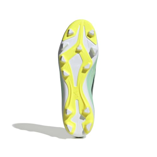 adidas Unisex F50 Hyperfast Club Firm Ground/Multi Ground Football Boots Shoes, Pulse Mint/Night Navy/Solar Lemon, 41 1/3 EU – Ansicht 5