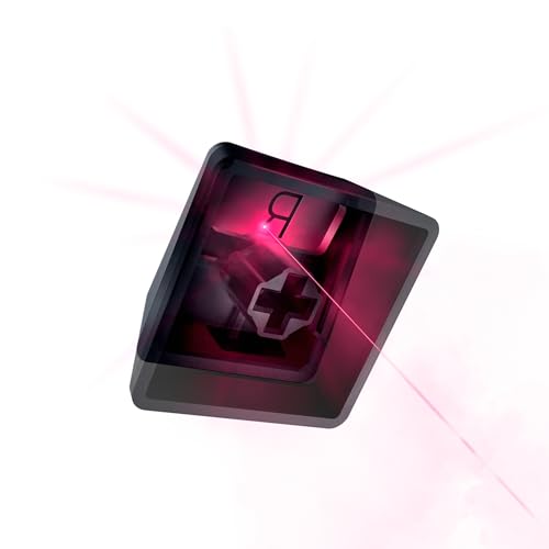 Phantom Kit di upgrade dei tasti - Esclusivi tasti stealth con lati traslucidi che risplendono con l'illuminazione  Chroma RGB, US- & UK-Layout, Nero - Tastiera gaming - Immagine 8