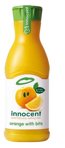 Innocent Orange Juice with Bits, 900ml 100 Percent Recyclable Bottle - Made from Nothing But Juicy Oranges, We Never Ever Add Sugar