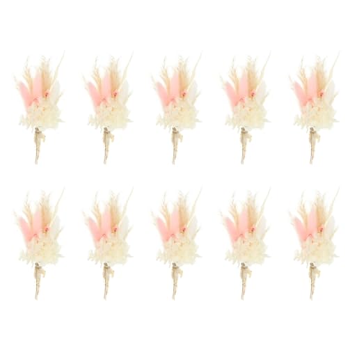 Mini Ramo de Flores Secas PATIKIL, 10 Piezas miniatura 1