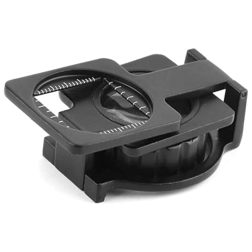 Lupa plegable, lupa de metal para contar hilos de tela, lupa portátil práctica para compras, viajes, lectura