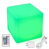 Decorative LED Light Cube with Remote Controller (12 x 12 x 12 inches)