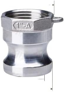 304 Stainless Steel Quick Connect Coupling, Type A Female NPT Thread High Pressure Water Pipe Fitting With Snap-In Design And Rubber Gasket(304*DN100*stainlesssteel)