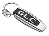 - Länge: ca. 9 cm Mercedes-Benz Schlüsselanhänger Typo GLC Edelstahl schwarz/silber