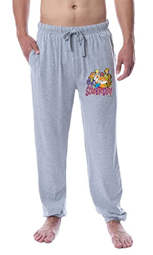 Scooby-Doo Mens' Scooby Shaggy Velma Fred Daphne Sleep Jogger Pajama Pants