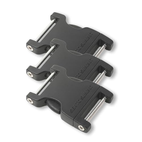 Sea to Summit Field Repair Buckle - Side Release, 2 Pin, 3-pack, 20mm / 3/4in