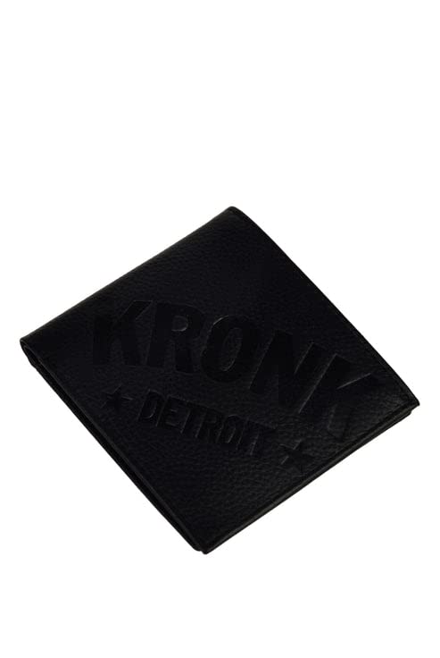 Portefeuille en cuir véritable Kronk : l'élégance rétro d'un accessoire haut de gamme pour homme