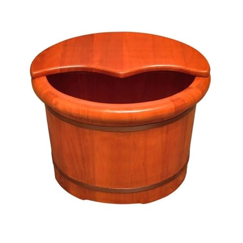 Bañera para pies de madera con diseño elegante
