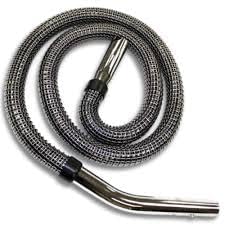 Swivel Curved Metal Hose Chrome Wand Handle Compatible with Rainbow Vacuums, Central Vacuums and other brands that uses a removable style handle.