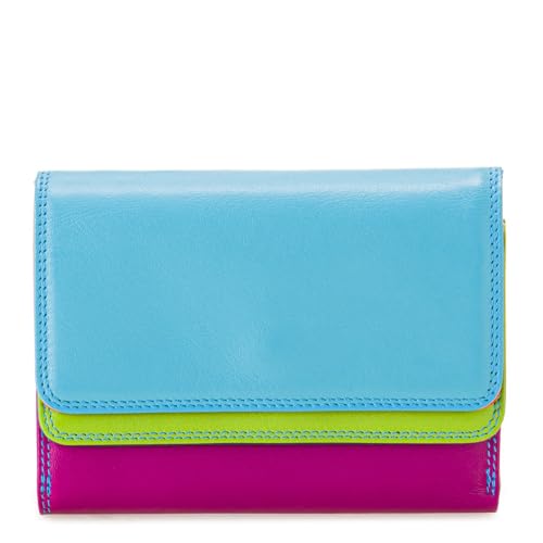 mywalit Double-Flap Wallet Leather Purse | 6 Credit Card Slots | ID Window, Coin Pockets & Pen | Liguria | Classy & Compact Accessory for Men & Women | Perfect for Everyday Use