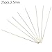 Brass Brazing Rods 250mm Diameter Options for Oxyacetylene Gas Welding on Copper Alloy Carbon Steel and Alloy Steel 25 Pack Compatible with DIY Whirligigs and(2.5mm)