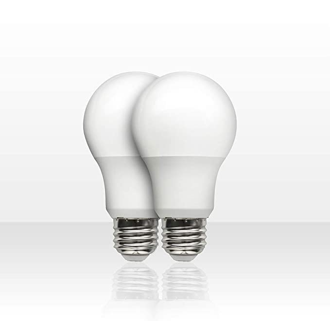 Low Voltage 12v DC 60 Watt Equivalent LED Light Bulbs. 7watt LED / 500 Lumen. E26 E27 Base. Warm White Color. Perfect for RV Camper, Off Grid Solar, Boat Light, 2Pack