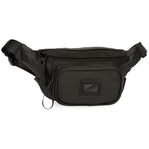 Pepe Jeans Hoxton Riñonera con Bolsillo Negro Cover