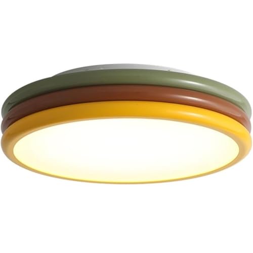 Plafonnier rond vintage pour salon et chambre : un éclairage rétro et coloré